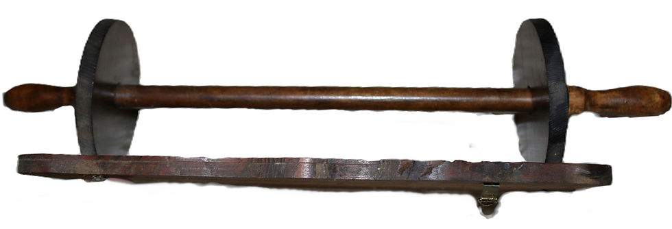 Thumbnail: Preloved Wooden Paper Towel Holder, Wooden Towel Holder