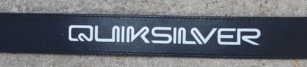 Miniaturbild: Preloved Vintage Metal buckle and synthetic belt, Quiksilver Belt