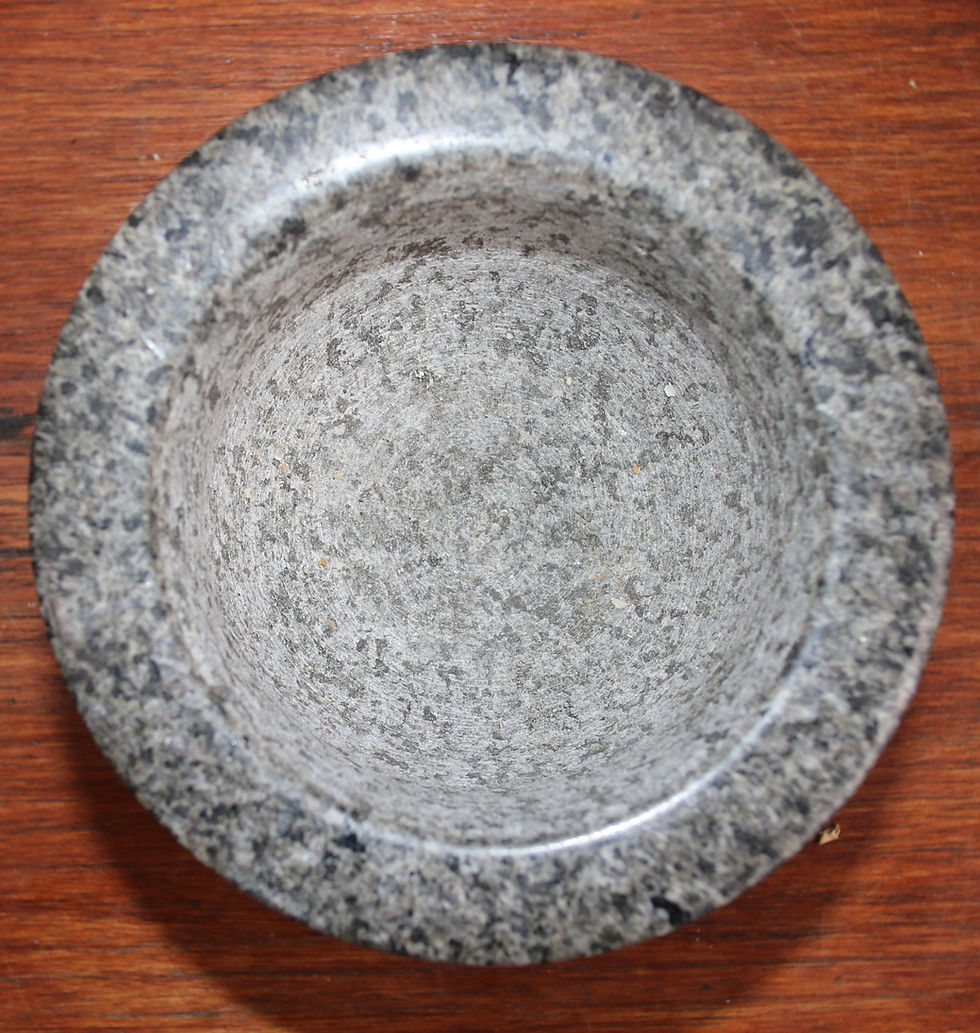 Miniatura: Preloved Stone Mortar and Pestle, Granite Mortar and Pestle
