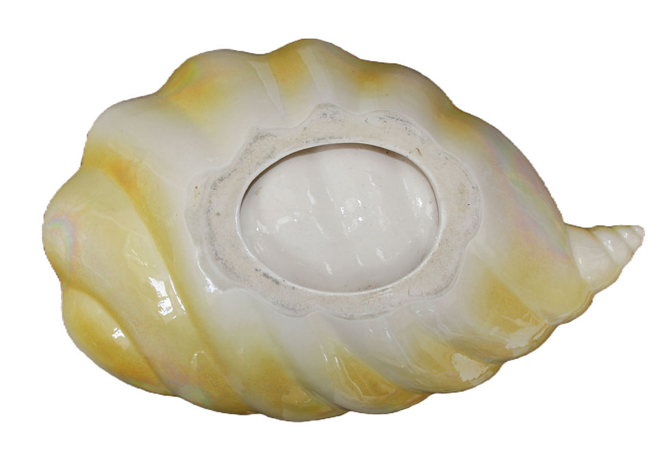 Thumbnail: Preloved Ceramic Shell  Bowl, Clam Bowl