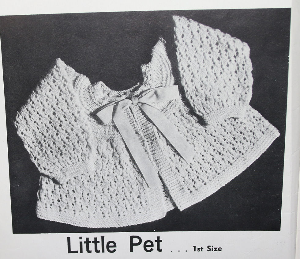 Miniatura: Vintage Paragon Knitting Book No.39, Matinee Jackets Knitting Patterns