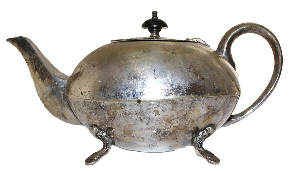 Preloved Paramount Plate EPNS Electroplated Nickel Silver Art Deco Teapot