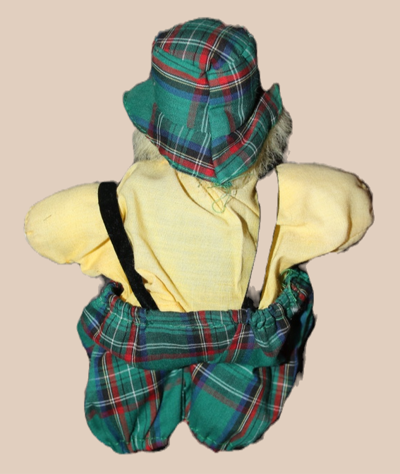 Thumbnail: Preloved Ceramic and Cloth Clown Doll