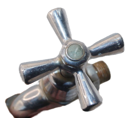 Миниатюра: Preloved Vintage metal water tap with spout, Metal Tapware