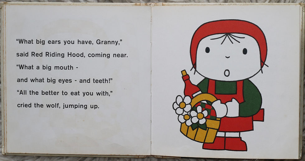 Miniaturbild: Preloved Vintage Red Riding Hood drawn by Dick Bruna.