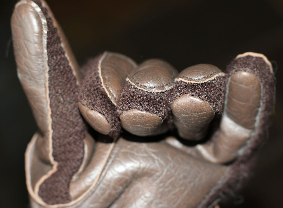 Miniaturbild: Preloved Size Large Dents Vinyl gloves, Vintage ladies gloves