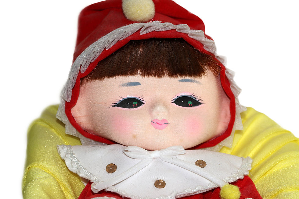 Миниатюра: Preloved Wind Up Musical Doll - Baby Music Box