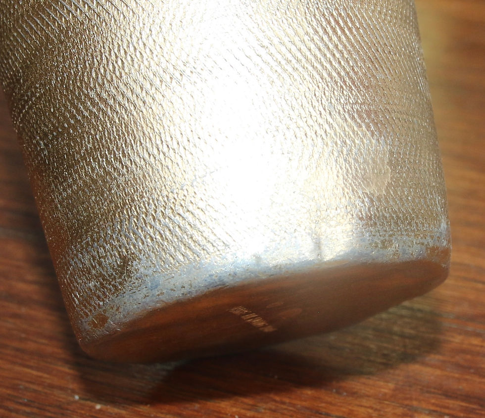 Miniatura: Preloved Set of three anodised metal beakers