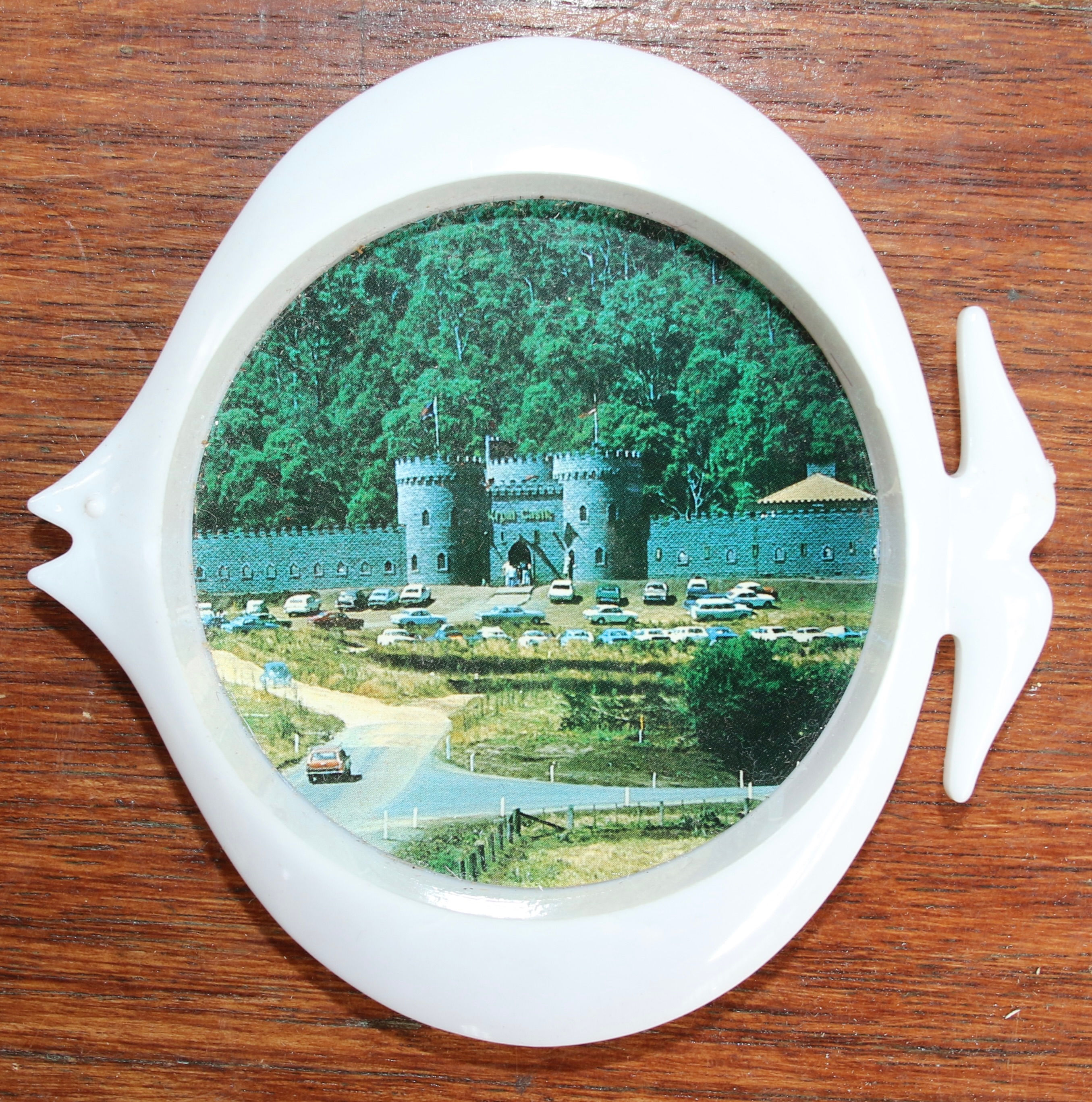 Preloved Souvenir Coaster Set - Souvenir of Kryal Castle In Original Box