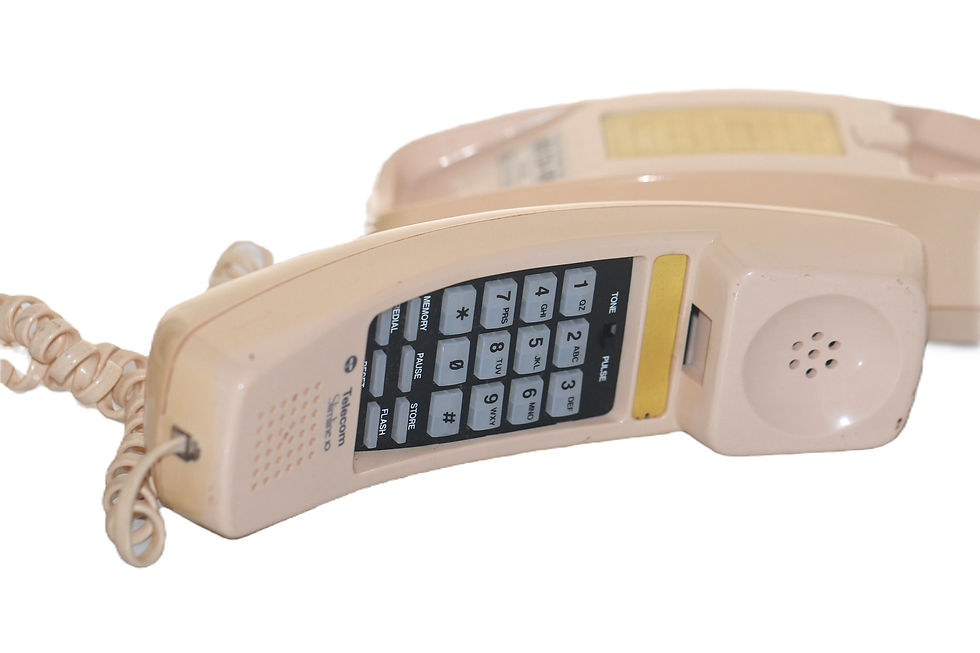 Miniaturbild: Preloved Vintage Telecom Phone, Retro Phone Handset