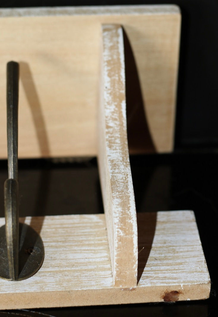 縮圖：Preloved Wooden Coat Rack with Floating Shelf
