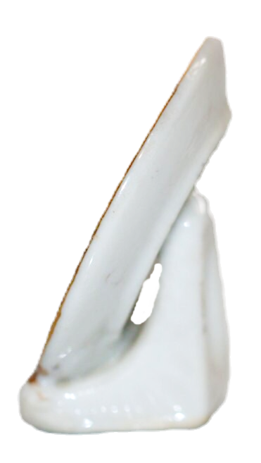 Μικρογραφία: Preloved Miniature Display Plate, Scenic Ceramic Plate with Stand
