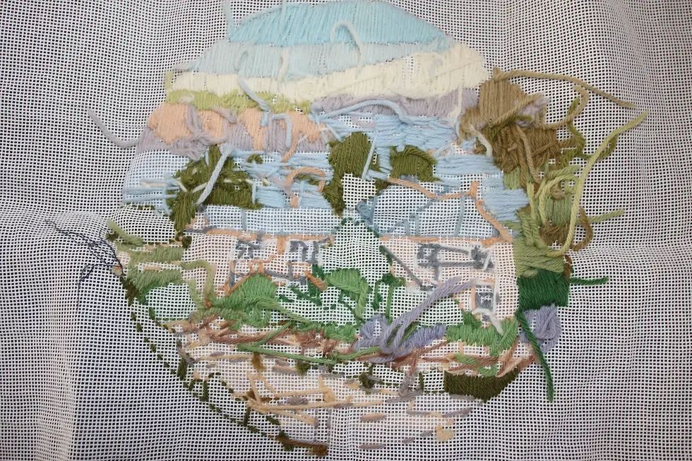 Thumbnail: Long Stitch Buildings, Partially Completed
