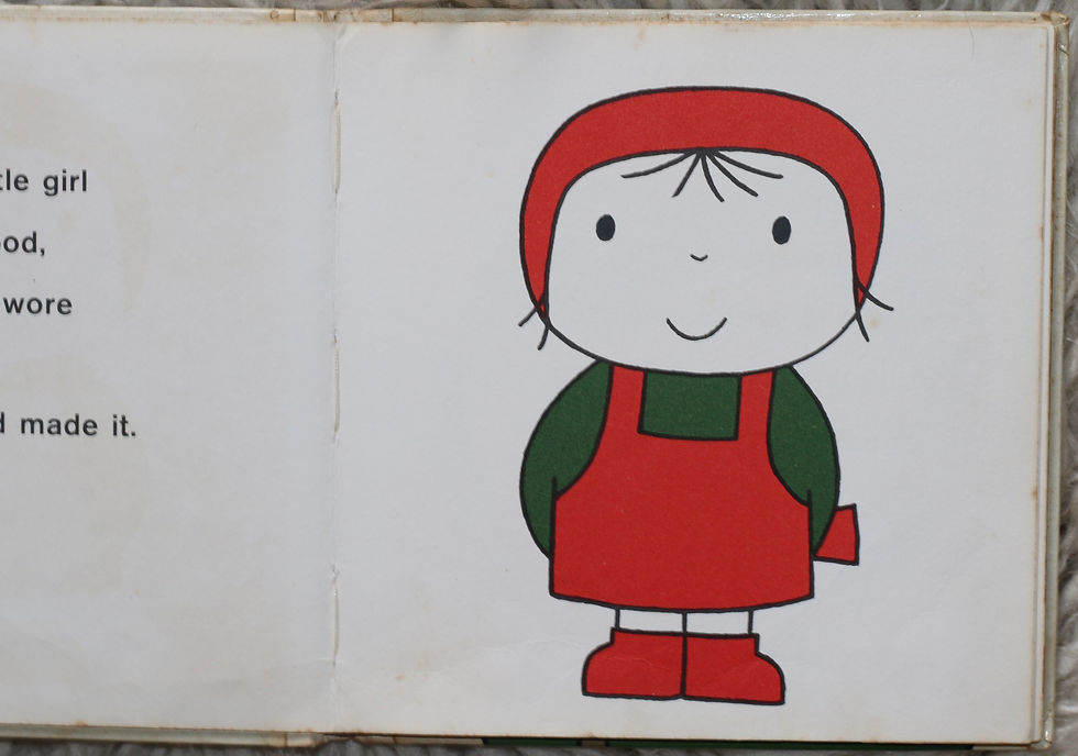 Thumbnail: Preloved Vintage Red Riding Hood drawn by Dick Bruna.
