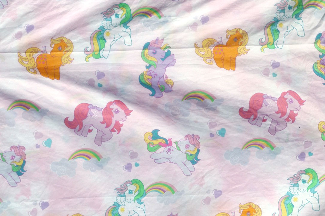 Preloved Single My Little Pony Quilt Cover and Pillow Case, MLP Bedding