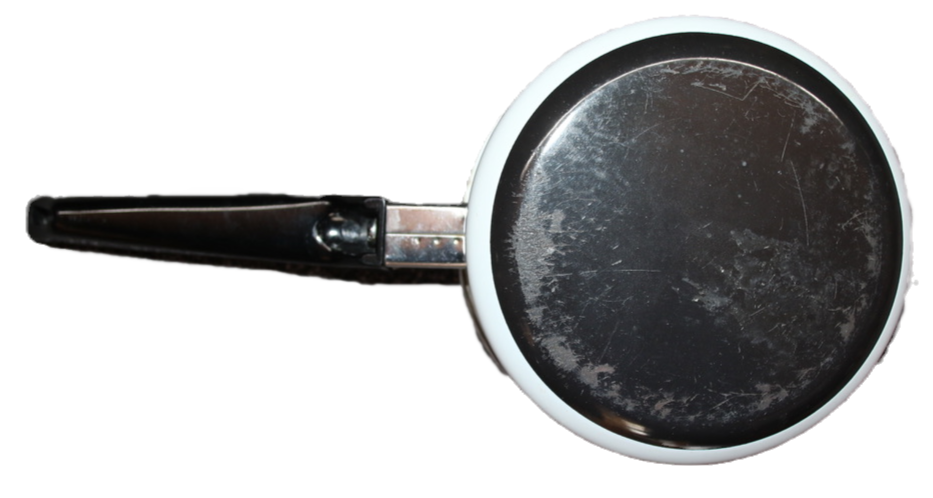 Miniatura: Preloved Enamelware Saucepan, Floral Saucepan