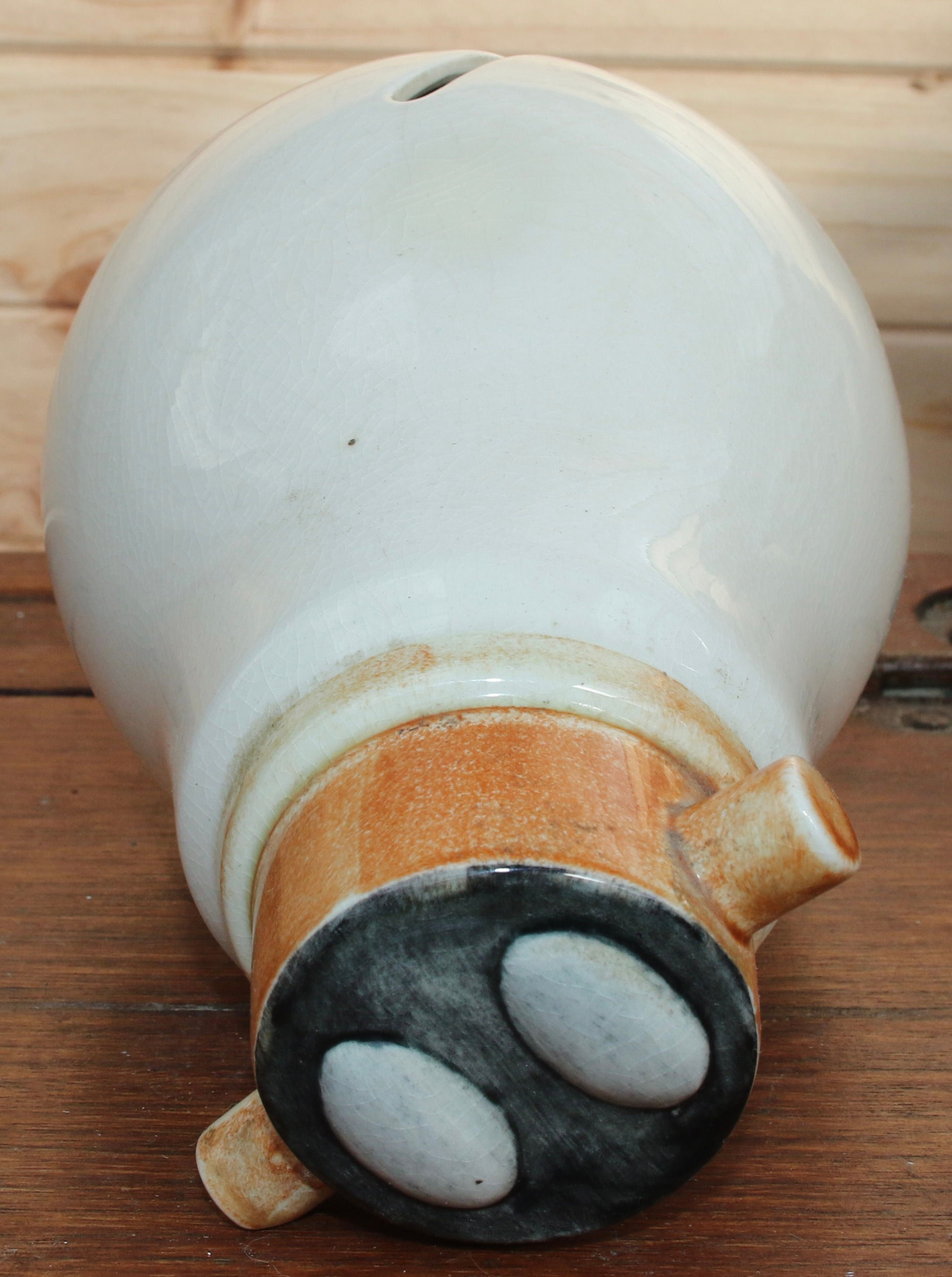 Preloved Vintage Ceramic Light Globe Money Box