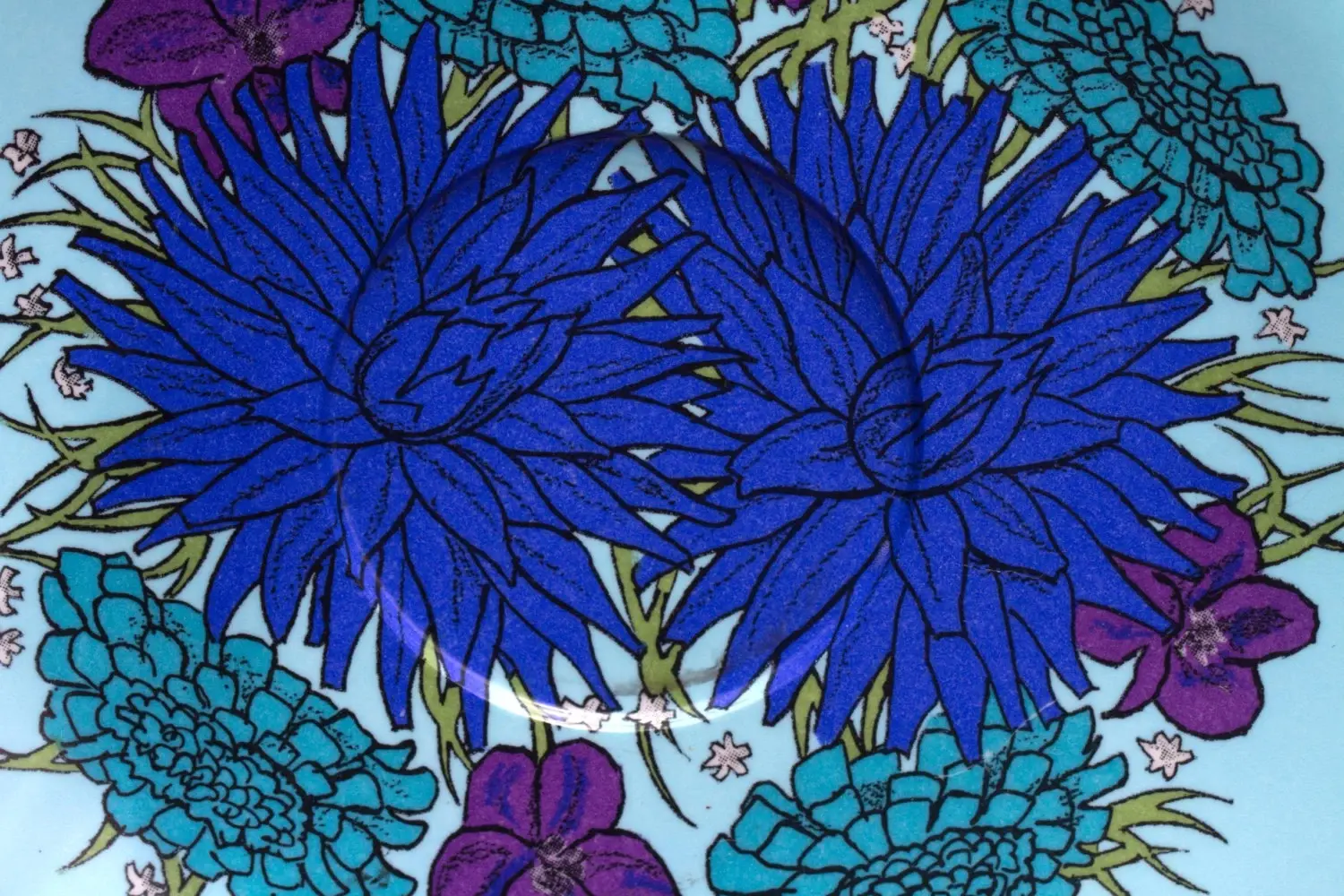 Preloved Bessemer Saucer, Decorative Bessemer Plate