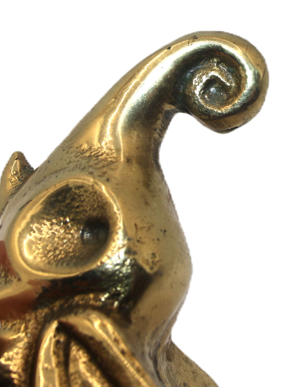 縮圖：Preloved Vintage Brass Elephant Ornament, Elephant with Upright Trunk