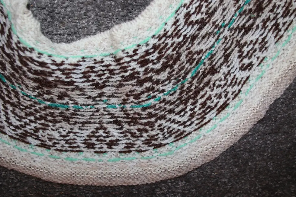Μικρογραφία: Preloved Knitting Machine Yoke, Knitting Machine Collar, Knitted Collar