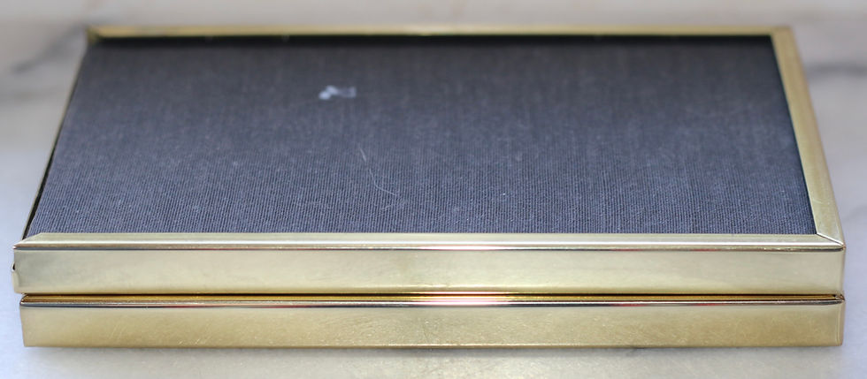 Miniaturbild: Preloved Folding Brass Picture Frame, Brass Frame
