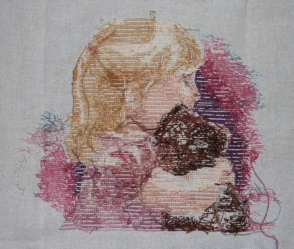Thumbnail: Preloved Susan Blackwood's Dreams of Childhood Cross Stitch, Partially Complete