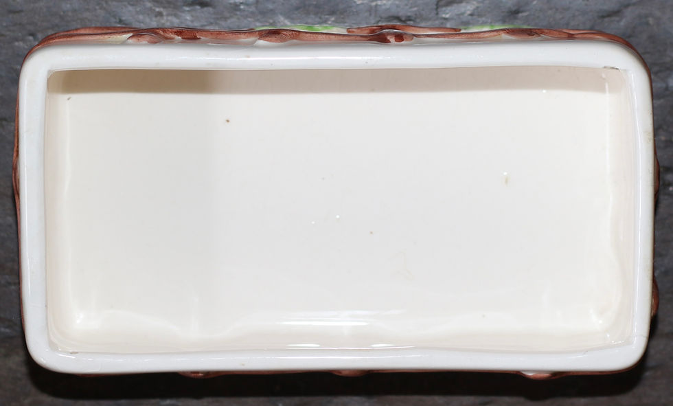 Miniatura: Preloved Ceramic Cow Butter Box Keeper, Ceramic Butter Dish
