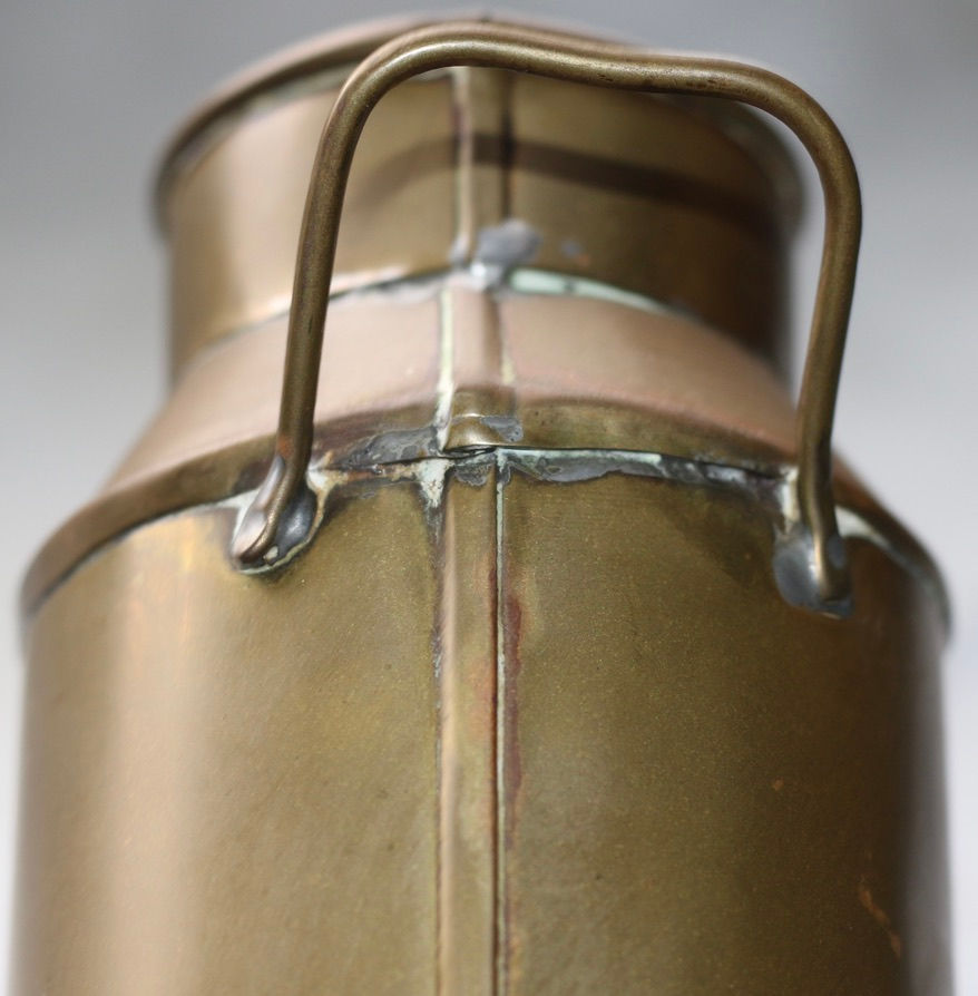 Миниатюра: Preloved Metal Milk Can, Brass Milk Can