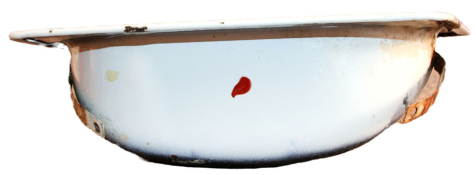 Μικρογραφία: Preloved Vintage Metters Style Enamelware Basin/sink
