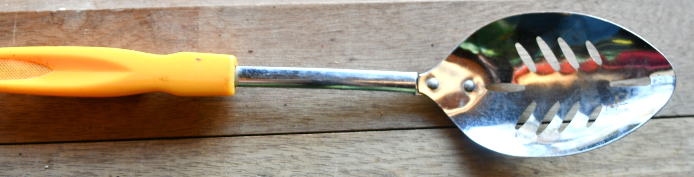 Preloved Vintage Slotted Spoon Utensil, Vintage Utensil