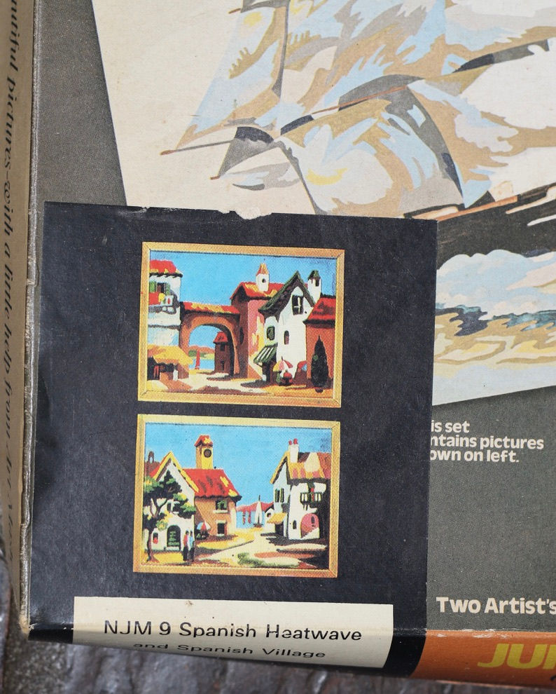 Miniaturbild: Preloved Vintage Art Master of Chelsea "Junior Series No. 7" oil painting kit