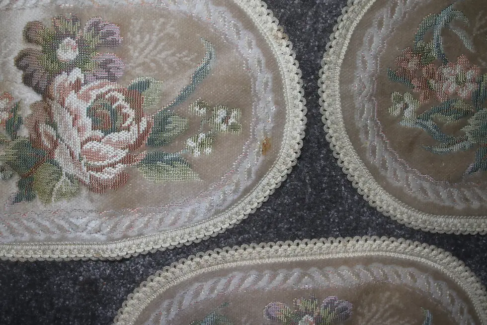 縮圖：Preloved Vintage Centrepiece Tablemat Trio