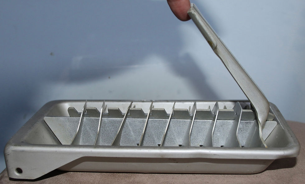 Miniatura: Preloved Quickube Metal ice cube tray, Retro Ice Cube Tray