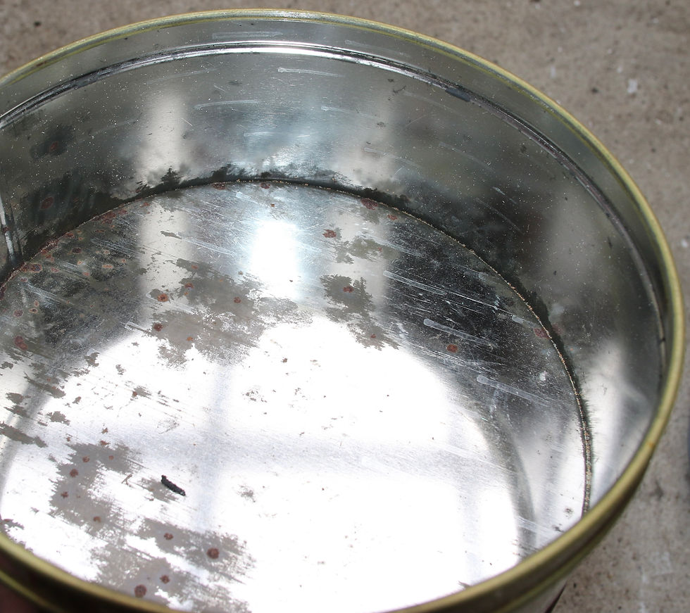 Thumbnail: Preloved Vintage Sunshine Biscuits Floral Tin, Vintage Flower Tin