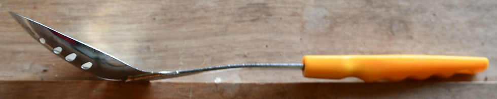 Миниатюра: Preloved Vintage Slotted Spoon Utensil, Vintage Utensil