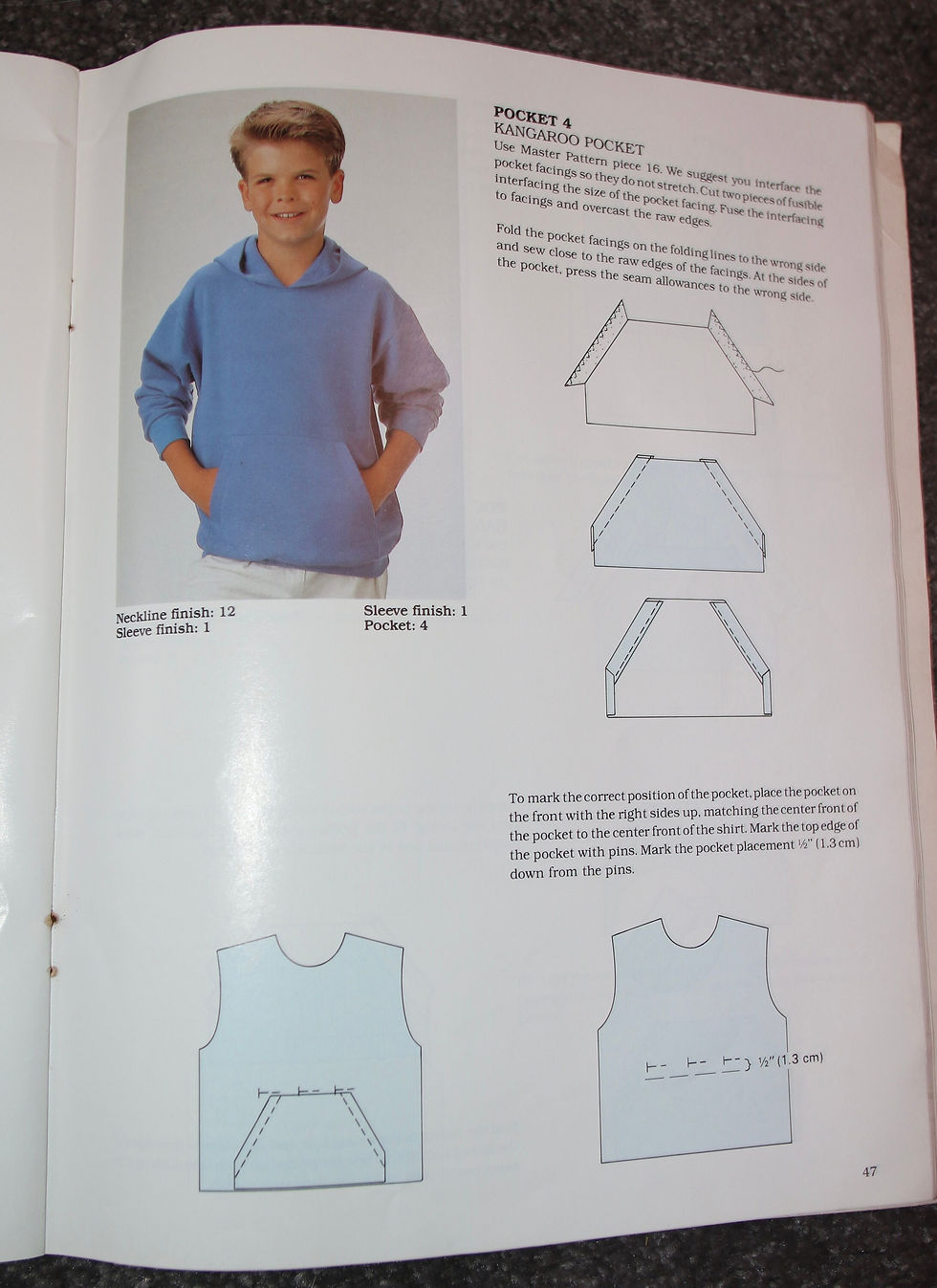 Миниатюра: Preloved Kwik Sew Sweatshirts Unlimited by Kerstin Martensson, Master Pattern