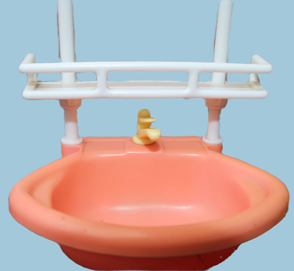 Μικρογραφία: Preloved Mattel Barbie Vanity Basin