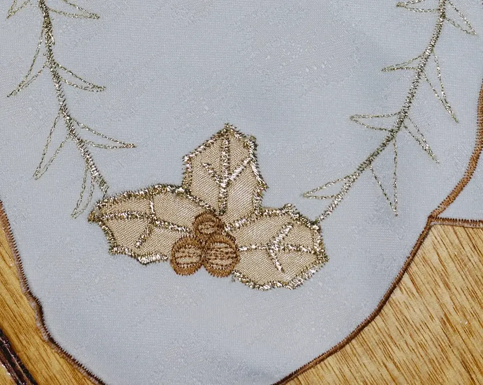 Миниатюра: Preloved Christmas tablemat, Christmas Centrepiece, Religious history Tablemat