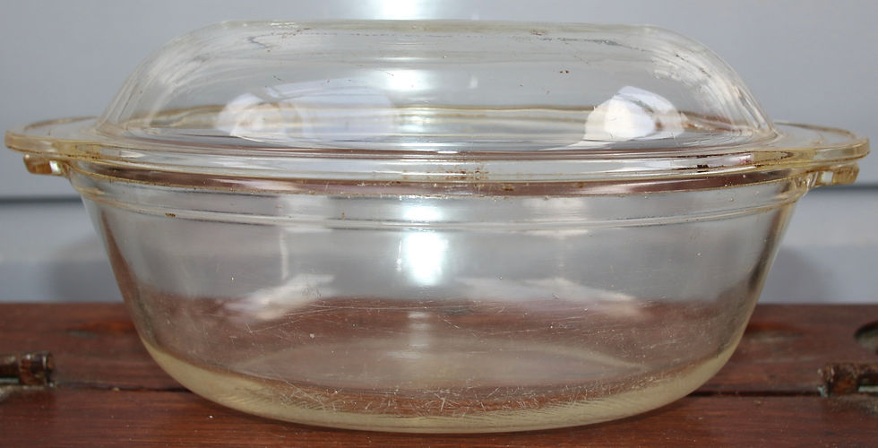 Thumbnail: Preloved Pyrex Australia Glass Casserole Dish, Pyrex Lidded Casserole Dish