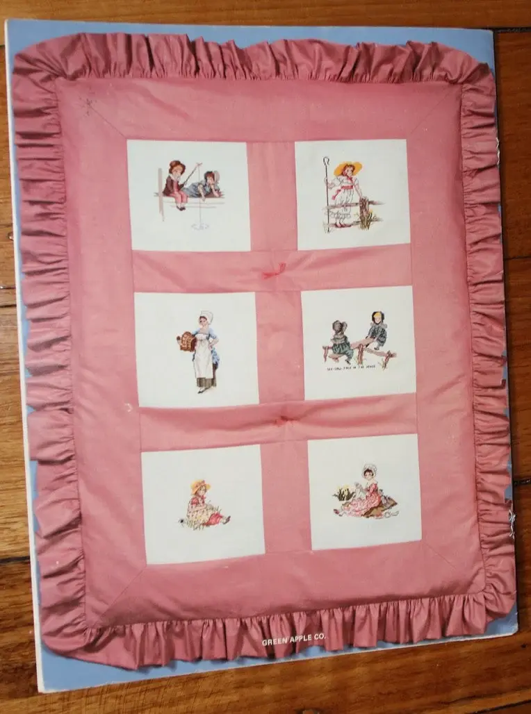 縮圖：Preloved Vintage Kate Greenaway's Mother Goose in Counted Cross Stitch Volume 1