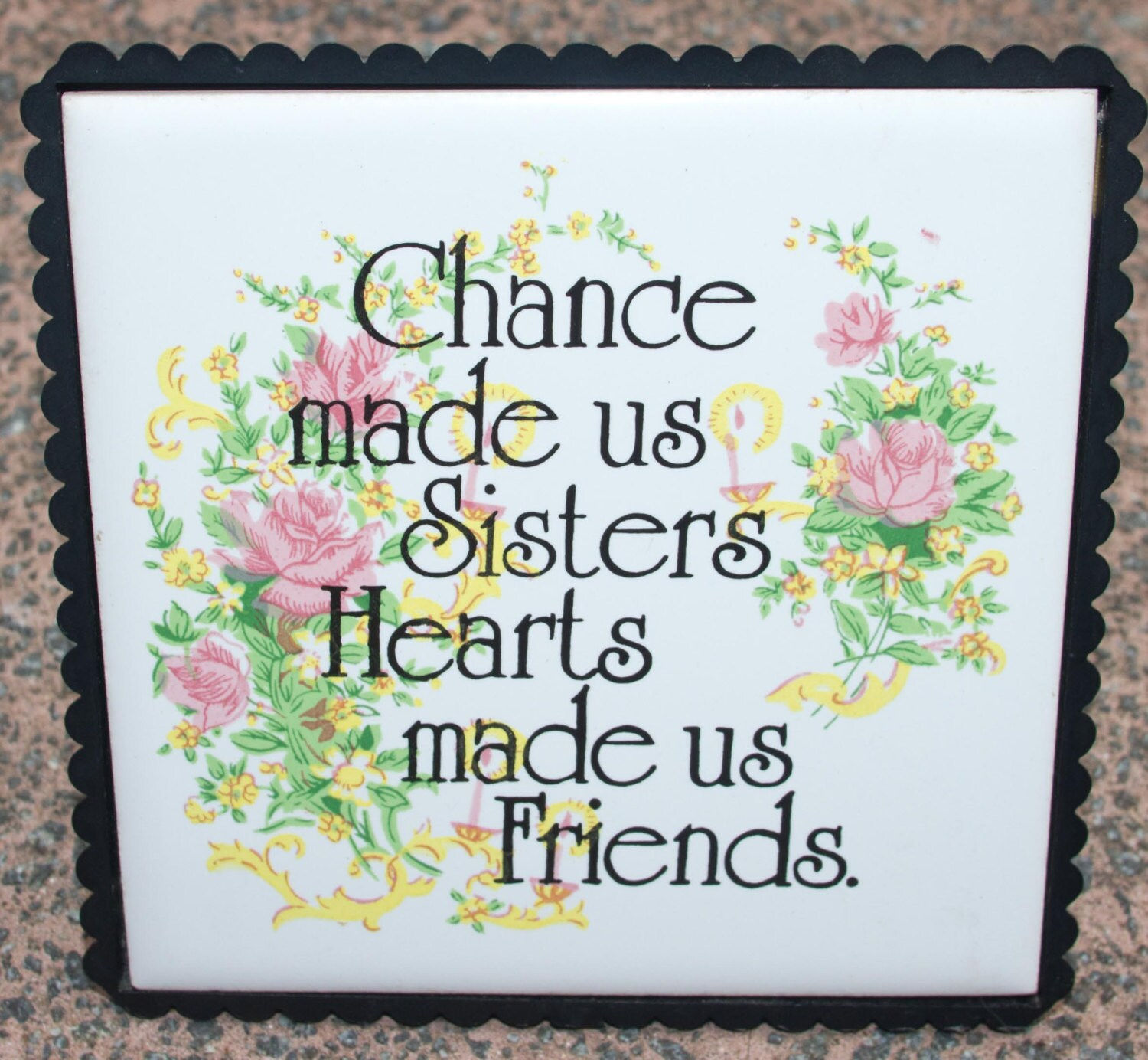 Preloved Display tile Sisters and Friends