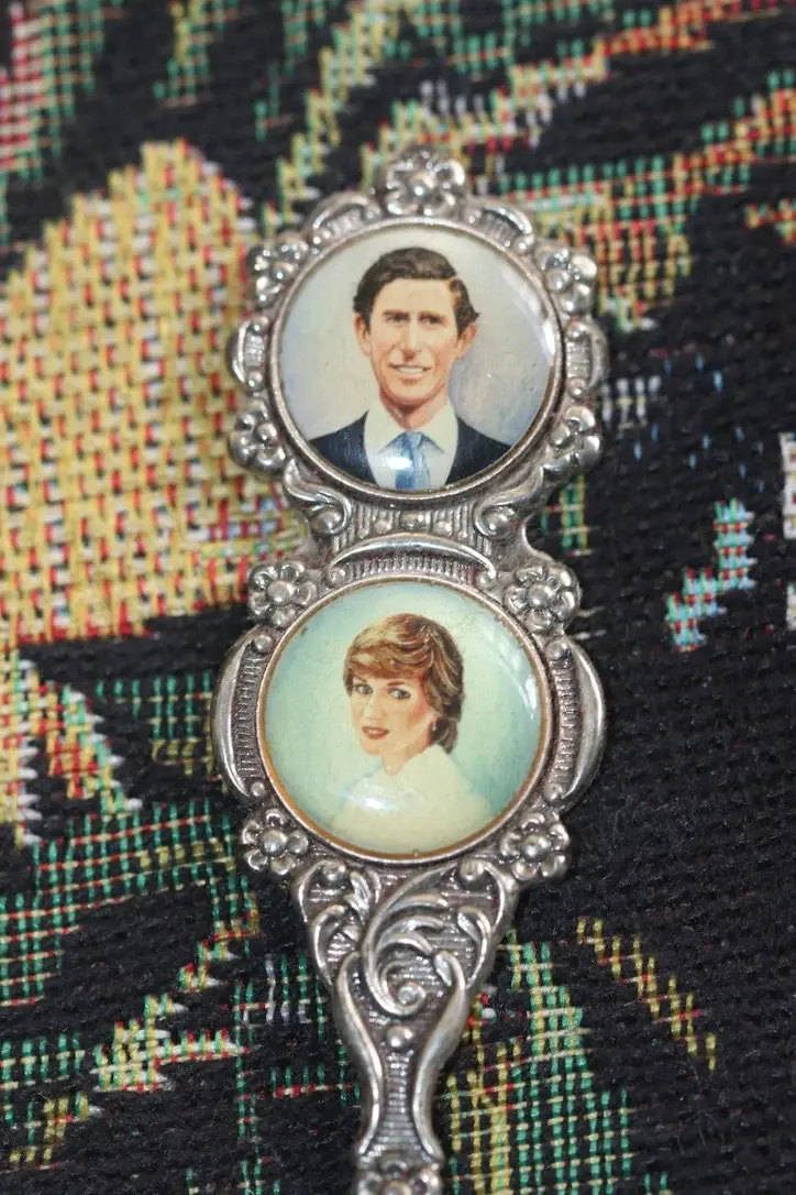 Miniature : Preloved Charles and Diana wedding commemorative display spoon in case