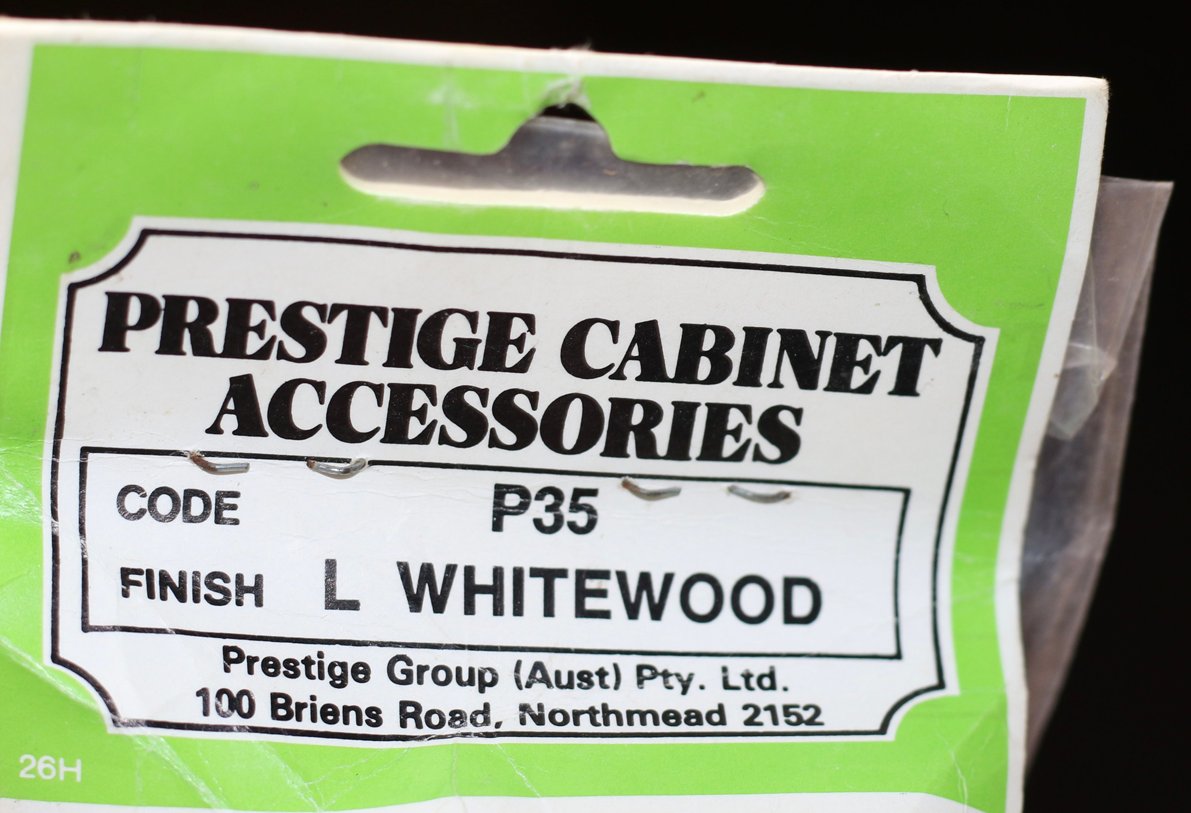 Preloved Vintage Prestige Cabinet Accessories wooden cupboard handles