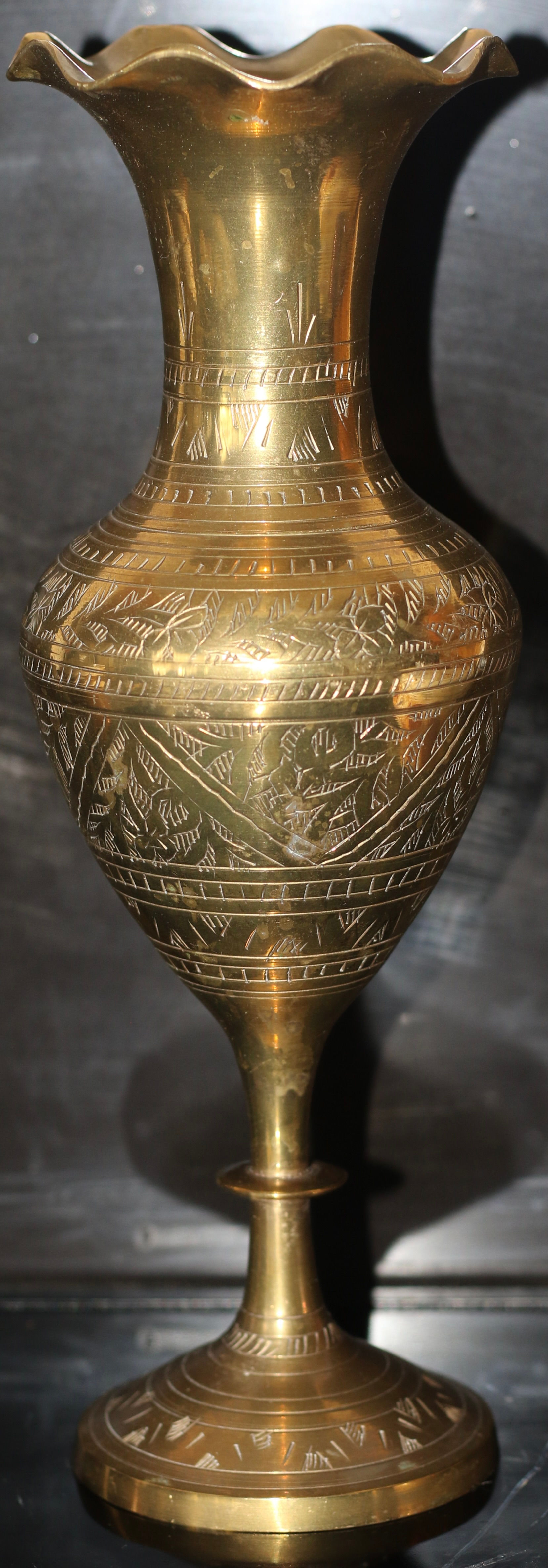 Preloved Vintage Brass Vase