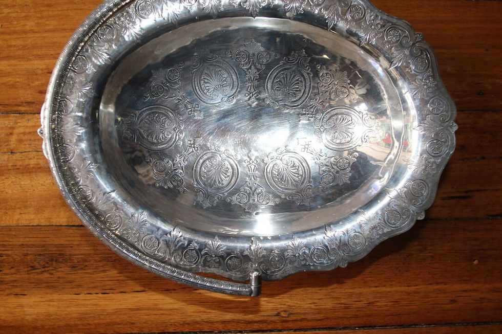 Miniatura: Preloved Silver-Coloured Wedding Basket, Bridal Basket