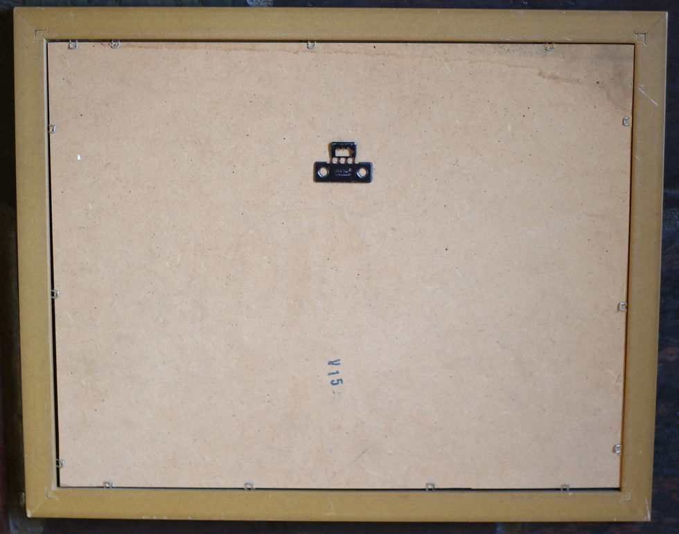 Miniatura: Preloved Framed Jean and Ron Henry Down in the Woods Dufex Foil Art