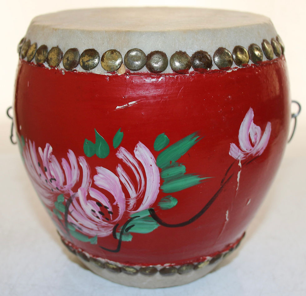 Miniaturbild: Preloved Vintage Floral Drum