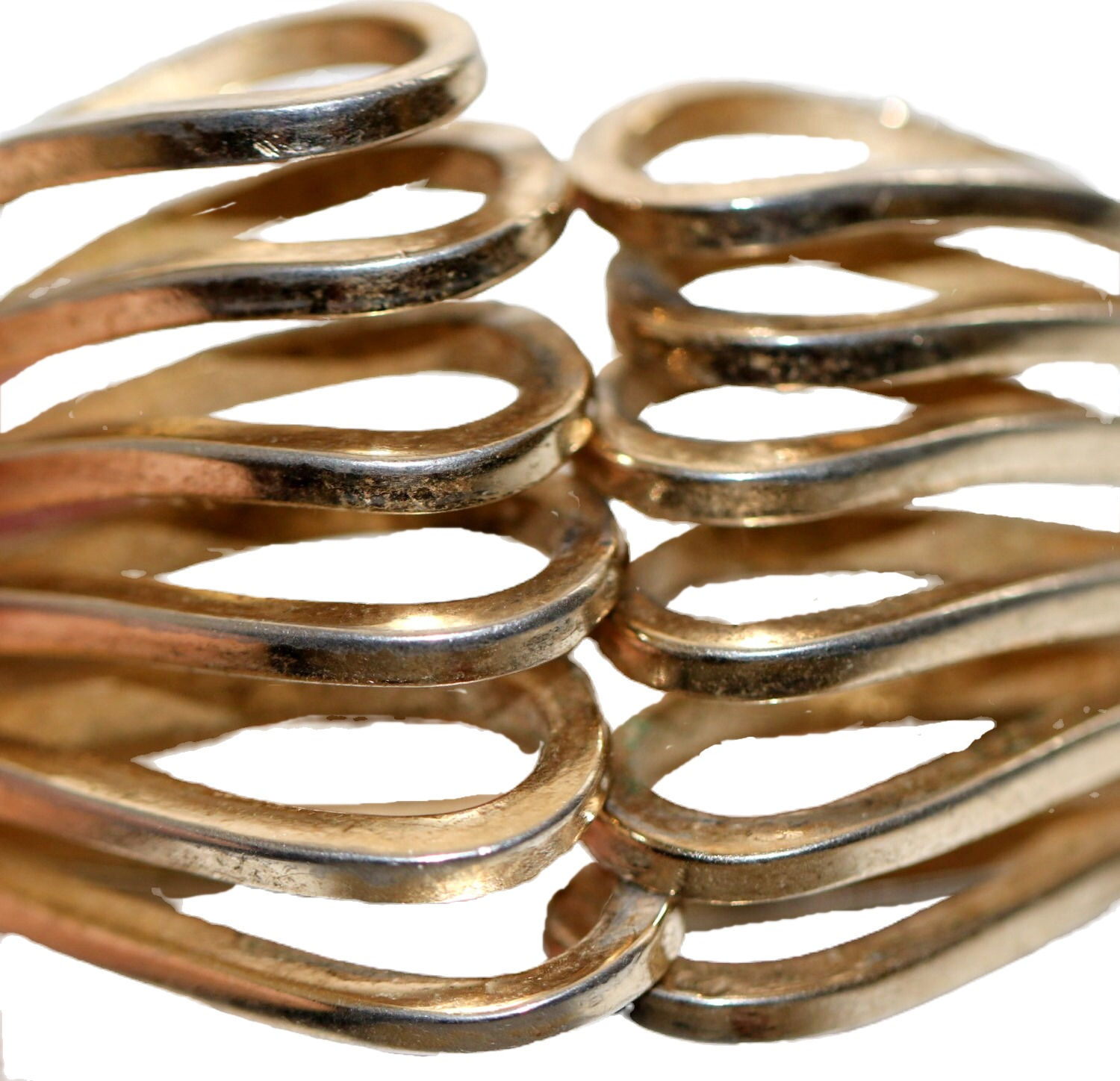 Preloved Vintage Metal hinged bracelet