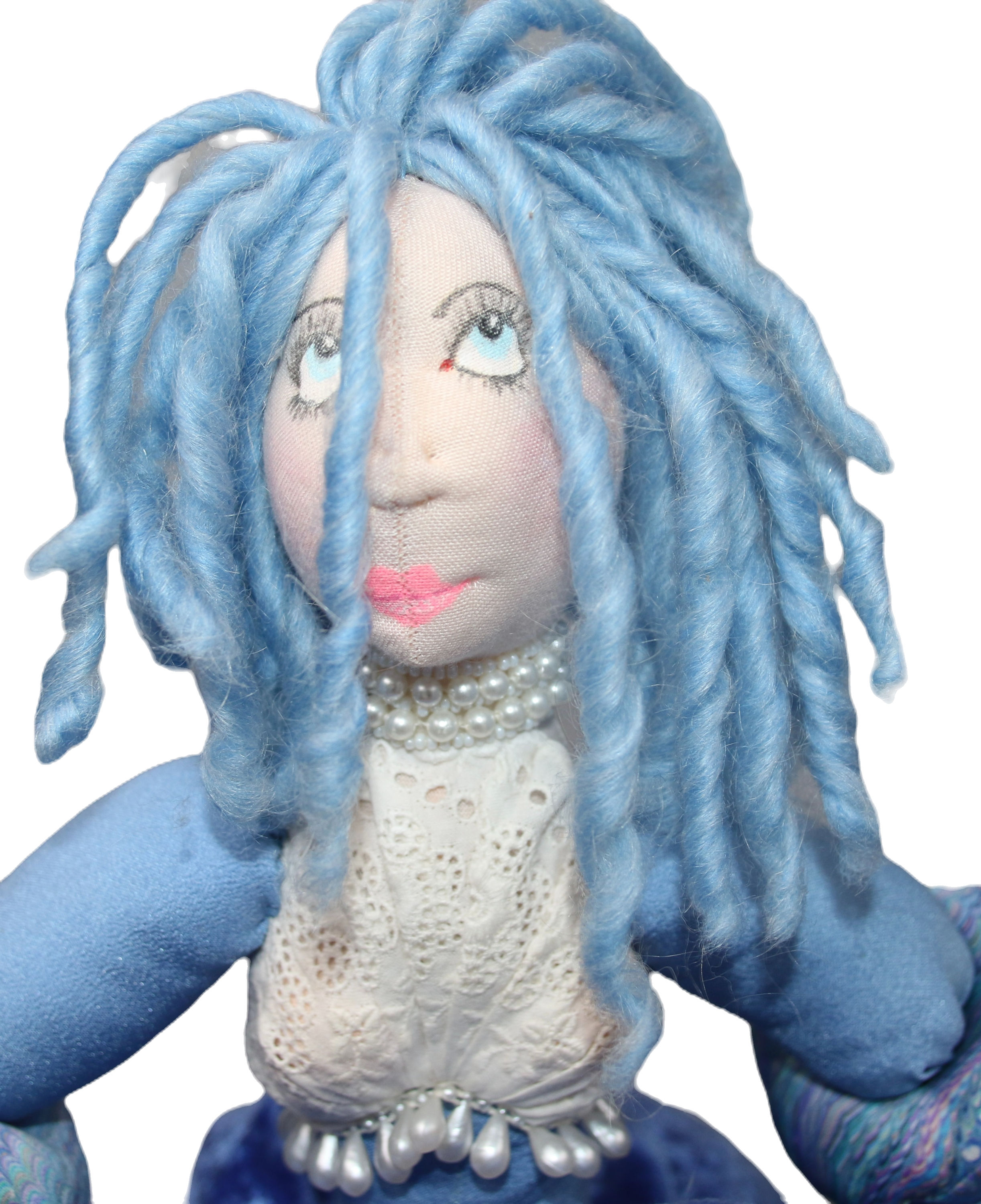 Preloved Cloth Doll, Art Doll