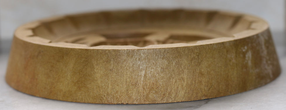 Μικρογραφία: Preloved Plastic Cookie Stamp, Thistle Shortbread Mold, Plastic Butter Stamp